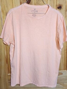 American Eagle Outfitters Peach Short Sleeve Crew T-Shirt